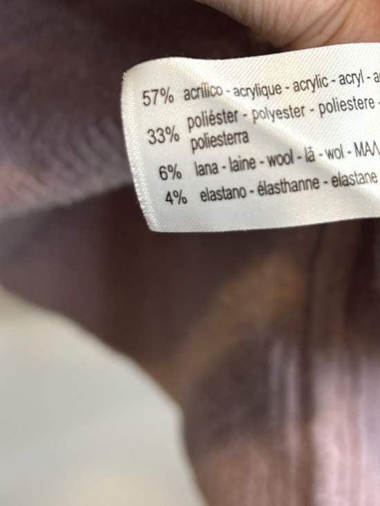 Zara Oversized Balloon Sleeve Button Up Cardigan Sweater Pink - Picture 9 of 10